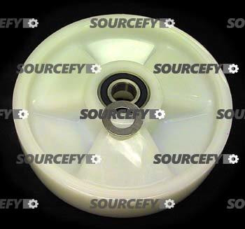 Crown Steer Wheel Assy - 20mm Bearing IDTread: Nylon, Hub: Nylon CR 41275-2 for Crown