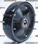 Crown Steer Wheel Assy - 25mm Bearing IDTread: Poly, Hub: Nylon CR 82274-1-ST