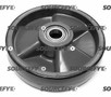 Ecoa Steer Wheel Assy - 8" DiameterTread: Poly, Hub: Nylon EC PLT-P0021-PY-A