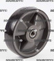Lo-Lift Steer Wheel Assy - 3/4" Bearing IDTread: Poly, Hub: Nylon LL P210335-ST