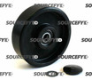 Mighty Lift Steer Wheel Assembly, Black Poly Nylon Hub ML B008