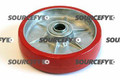 Prime Mover Steer Wheel Assy - 1" Bearing IDTread: Ultra-Poly, Hub: Aluminum PR P-13864-A-HD
