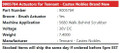 TENNANT-CASTEX NOBLES ACTUATOR KIT, F/1050461, REPLM 9005784