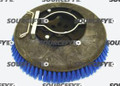 FACTORY CAT BRUSH, 12" .060 POLY W/PLATE 25-421P