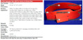 FACTORY CAT RED SQUEEGEE BLADE 22-754L