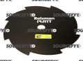 Brushcutter Blade - 08 Teeth - 255 mm (10") x 1" (25.4 mm) x 1.80 mm