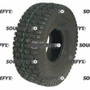 Lawn Mower Tire - Turf Saver Tread - 410x350x4 - 2 Ply Tubeless