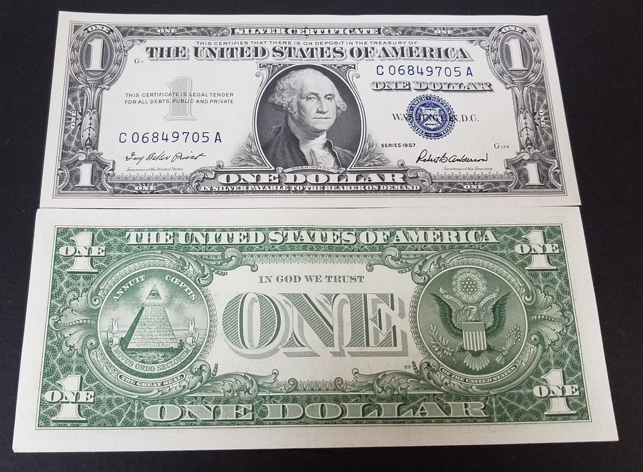 $1 Silver Certificate Series 1957 International Currency LLC $1 Silver Certificate Series 1957 International Currency LLC