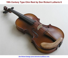 19th Century-Type Violin Chin Rest by Don Rickert Lutherie