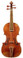 Stradivari Post-1700 Pattern Baroque Violin by D. Rickert (dark maple with natural maple border fingerboard and tailpiece)