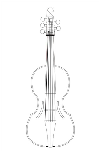 Violoncello da Spalla Artist Master-Built (front)