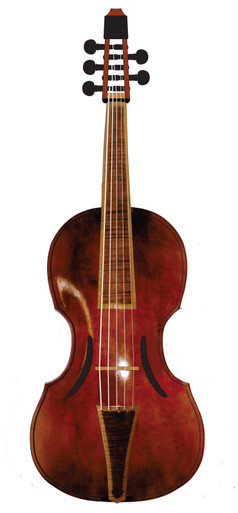 Violoncello da Spalla Artist Model by Donald Rickert (front) 