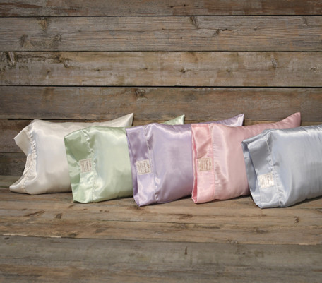 Satin travel shop pillow case