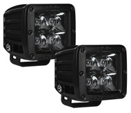 Rigid Industries D-Series Midnight Edition LED Lights/ Surface Mount