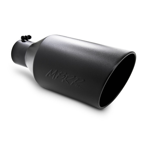 T5128BLK | Aftermarket Universal Black Powder Coated Exhaust Tip