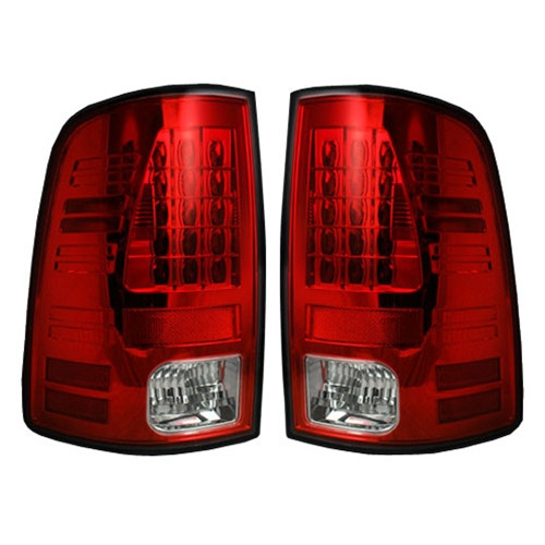264169RD | Dodge Ram LED Tail Lights Red