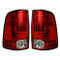 264169RD | Dodge Ram LED Tail Lights Red