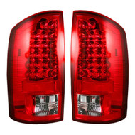 264171RD | Dodge Ram LED Tail Lights Red