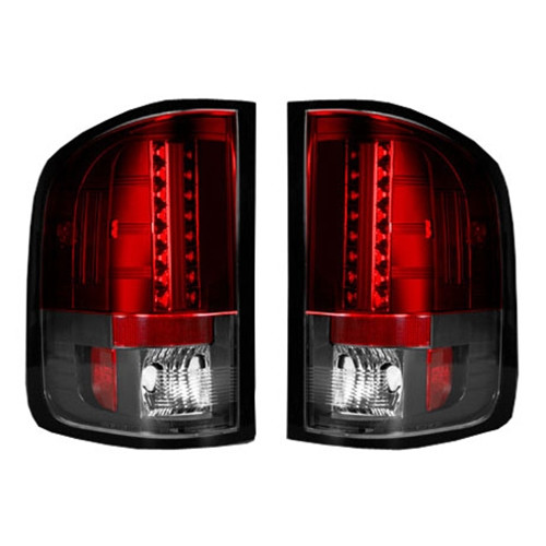 264189RD | GMC Sierra LED Tail Lights Red