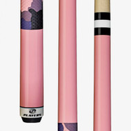 Pink with Pink Camo Leather Wrap Girls Cue