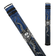 Eight Ball Mafia EBMC22J 2X2 Hard Cue Case Blue with Octopus Design