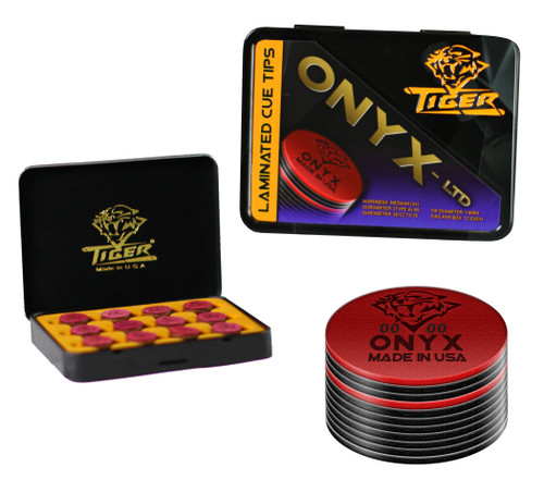 Tiger Onyx Cue Tip - Box of 12