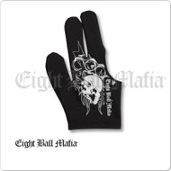    Eight Ball Mafia Billiard  Glove - Bridge Hand Right - BGREBM01