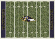Baltimore Ravens Home Field Rug