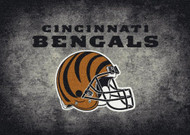 Cincinnati Bengals Distressed Rug