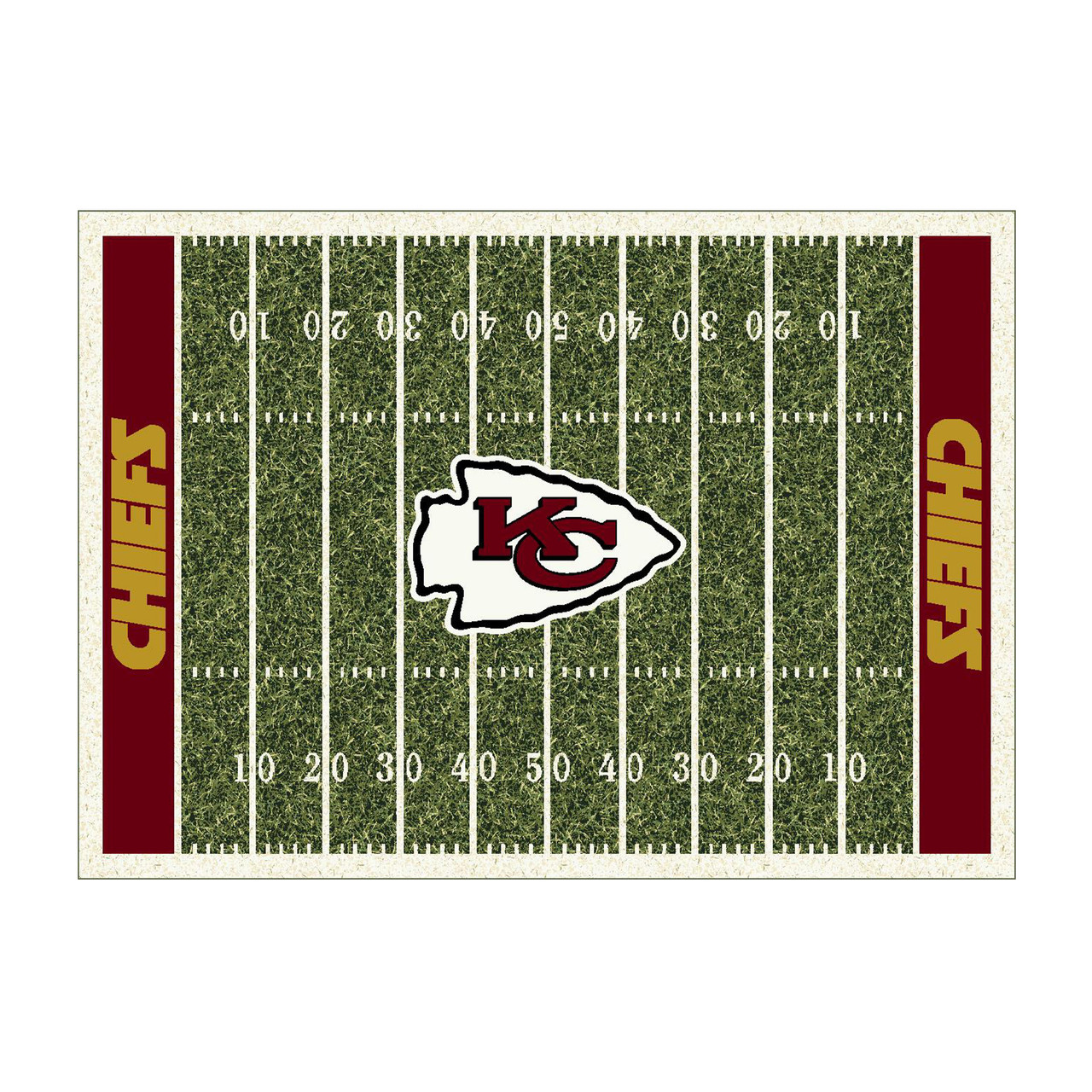 Kansas City Chiefs Home Field Rug Monster Break Billiards