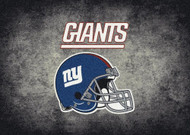 New York Giants Distressed Rug