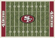 San Francisco 49ers Home Field Rug