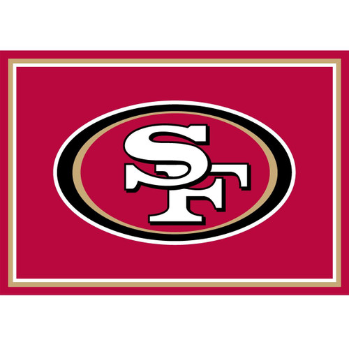 San Francisco 49ers 3' x 4' Spirit Rug
