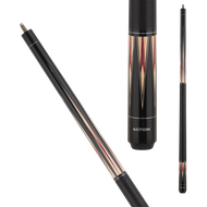Action Pool Cue ACT156 Exotic-Black With Maple & Cherry Points