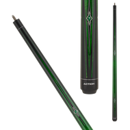 Action Impact Pool Cue IMP65 Green Stain Points