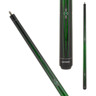 Action Impact Pool Cue IMP65 Green Stain Points