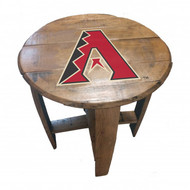 Arizona Diamondbacks Oak Barrel Table