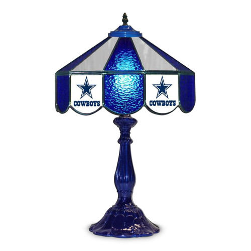 Dallas Cowboys 21" Glass Table Lamp