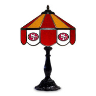 San Francisco 49ers 21" Glass Tamp Lamp
