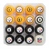 Pittsburgh Steelers Billiard Balls with Numbers