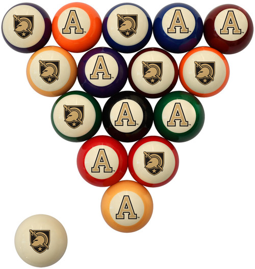 Army Black Knights Billiard Ball Set - Standard Colors