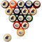 Kansas Jayhawks Billiard Ball Set - Standard Colors Kansas Jayhawks Billiard Ball Set - Standard Colors