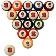 NC State Wolfpack Billiard Ball Set - Standard Colors