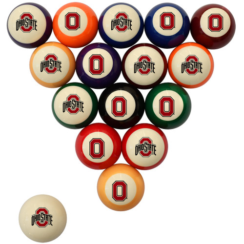 Ohio State Billiard Ball Set - Standard Colors