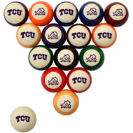 TCU Horned Frogs Billiard Ball Set - Standard Colors