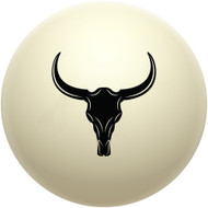 Cow Skull Cue Ball