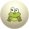 Cartoon Frog Cue Ball