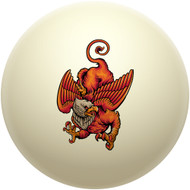 Diving Griffin Cue Ball