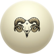 Aries the Ram Cue Ball