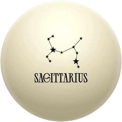 Astrological Constellation: Sagittarius Cue Ball